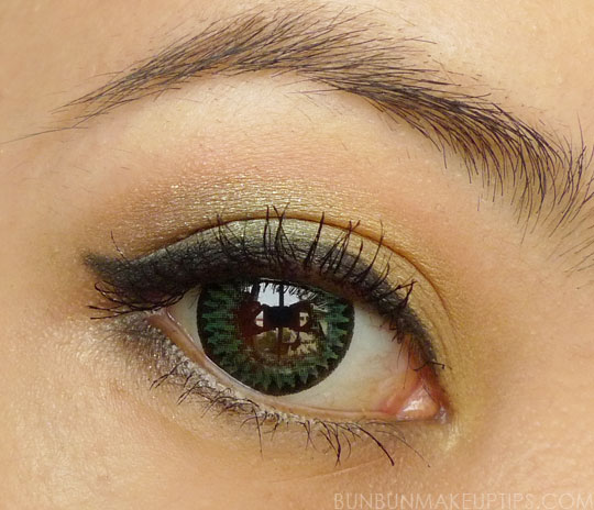 MAC-Free-To-Be,-MAC-Gorgeous-Gold,-L'Oreal-Emerald-Lame,-Sugarpill-Midori,-NYX-Dark-Brown_10